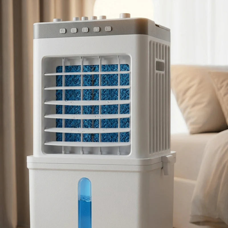 Portable Air Cooler Dehumidifier Fan - 3-in-1 Home Cooling Device