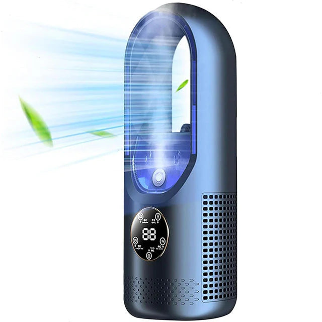 Bladeless Portable Air Conditioner | Ergonomic Design &  Ultra-Quiet Ideal for Home and Office Use