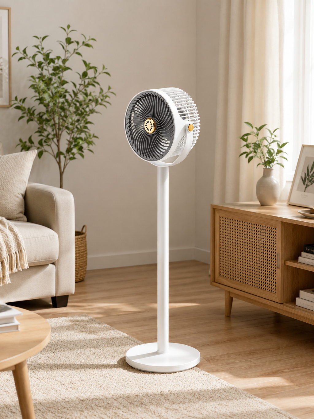 360° Standing Fan with Remote Control