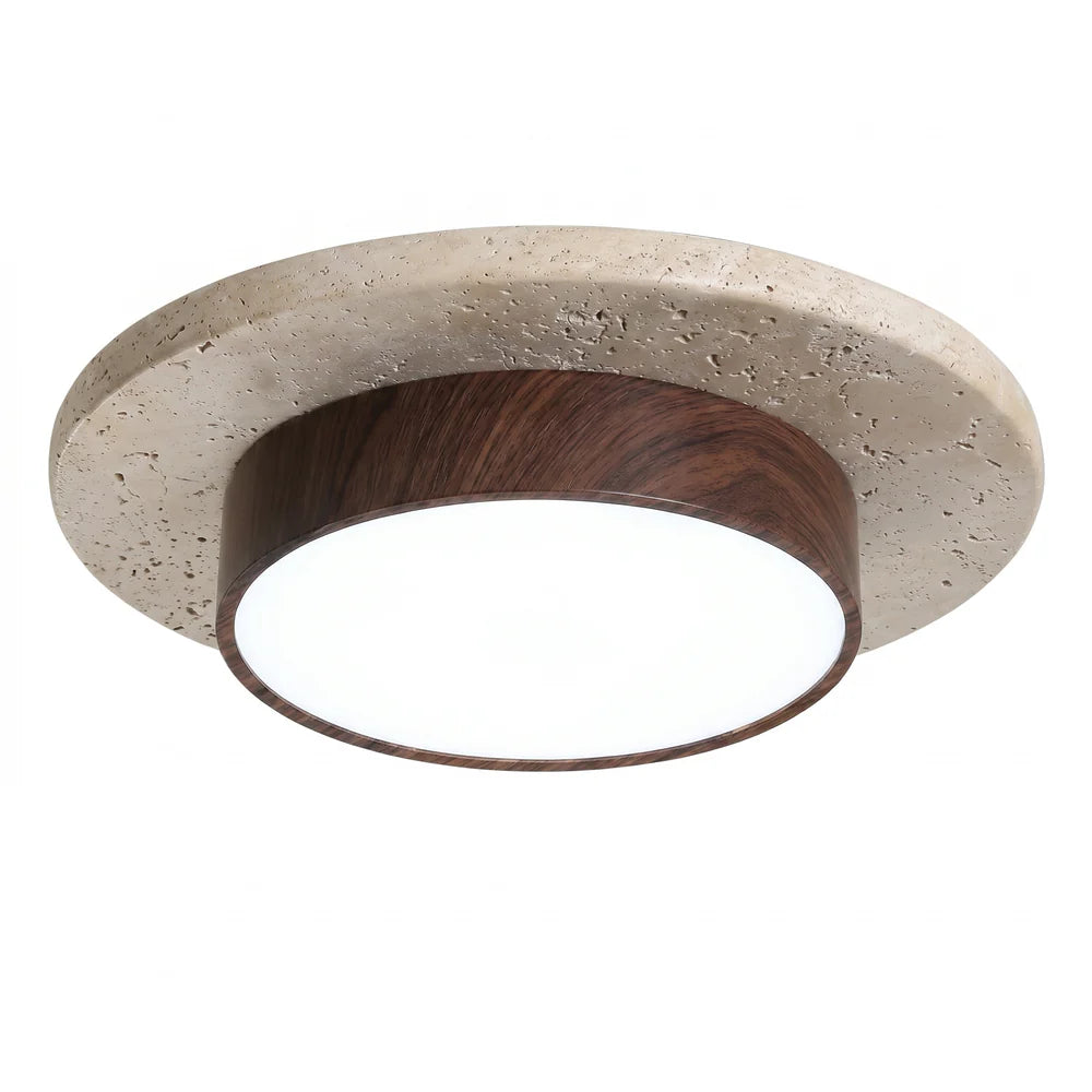 Nordic Wood LED Flush Mount Ceiling Light