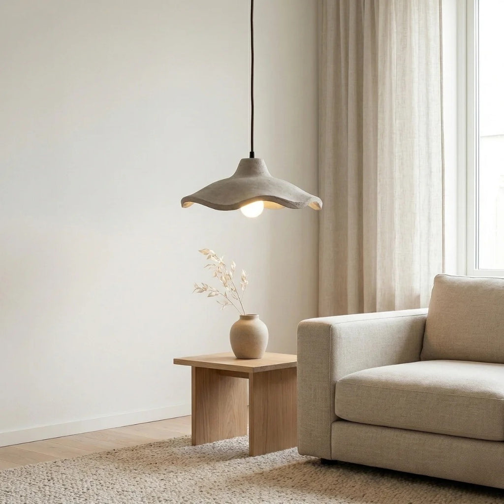 Organic Cement Pendant Lamp