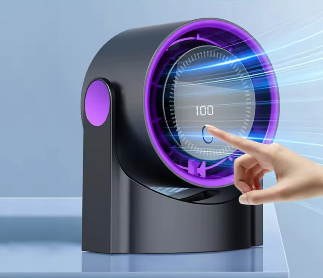 Silent Table Fan with Digital Display