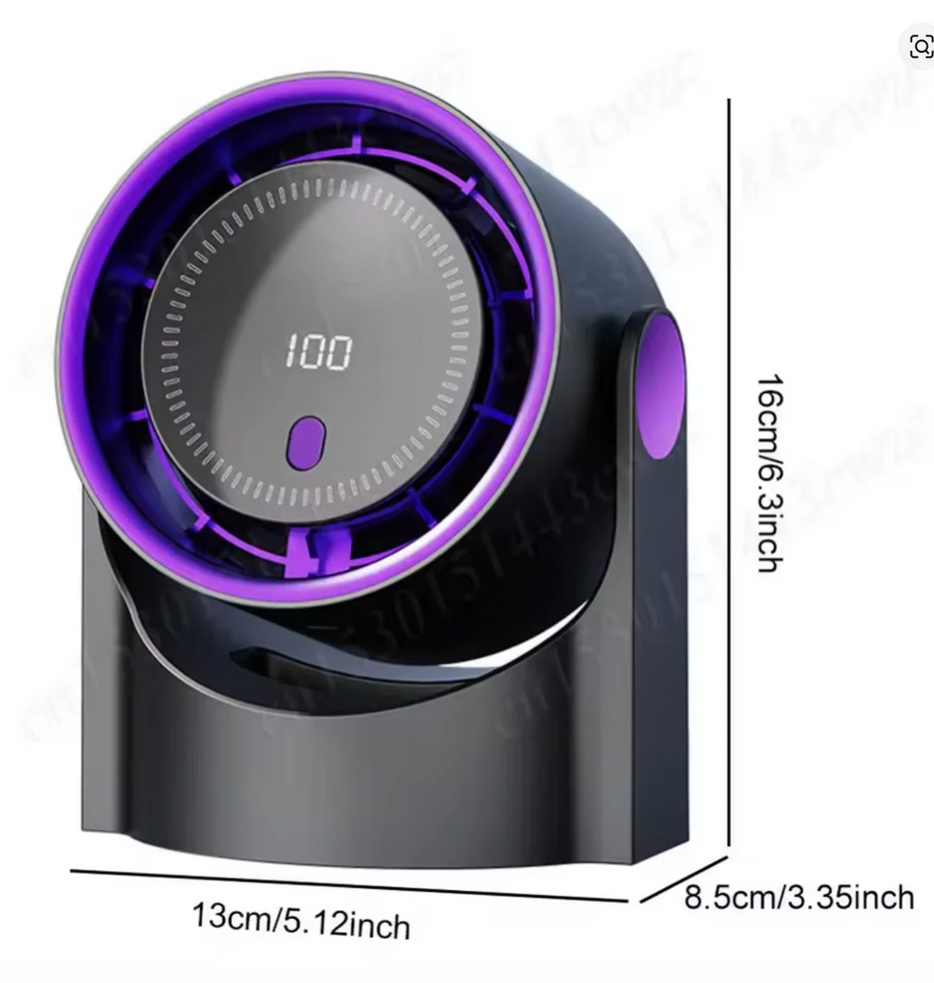 Silent Table Fan with Digital Display