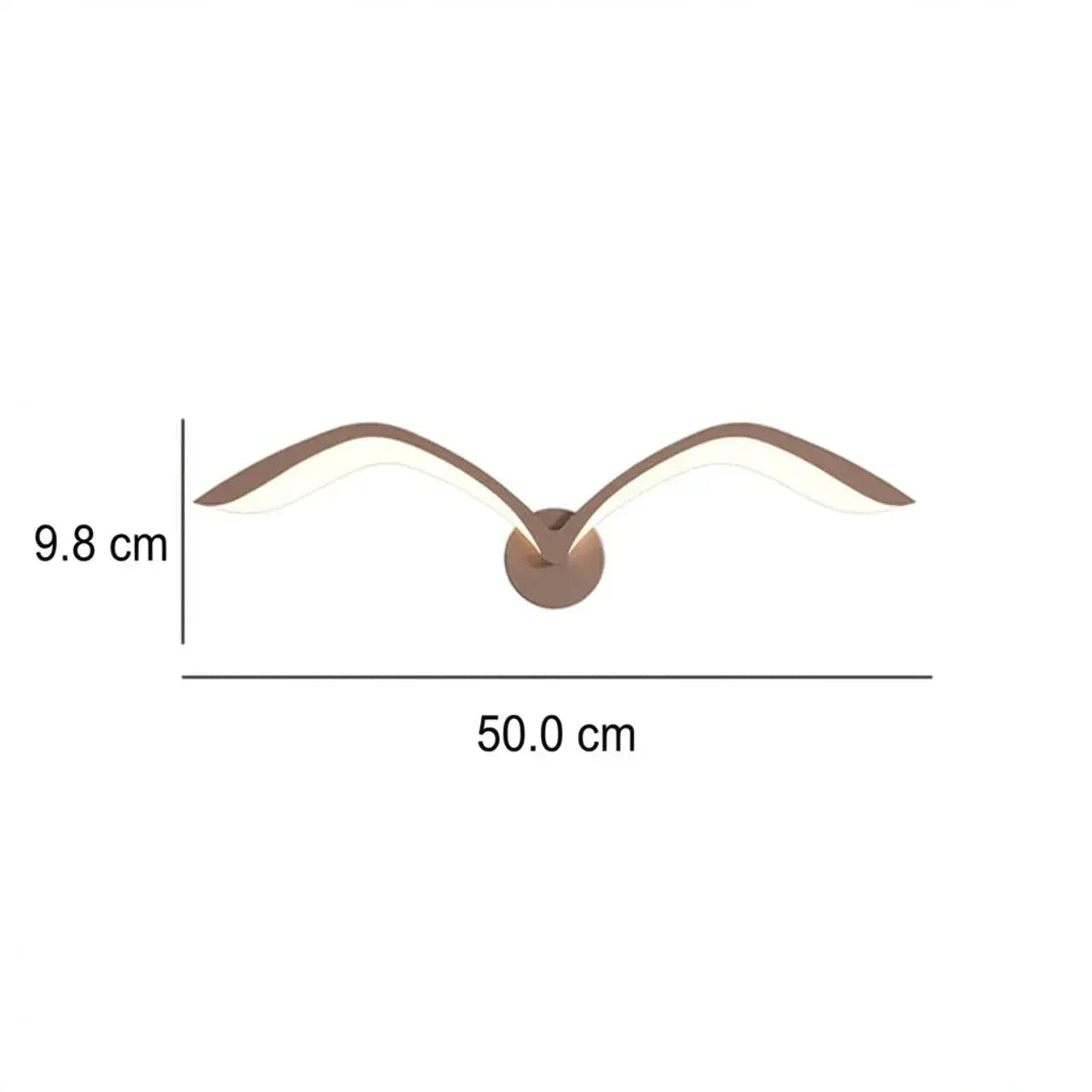 Nordic Minimalist Seagull 1-Light LED Wall Sconce Lamp
