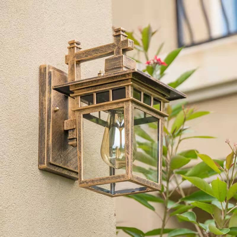 Outdoor Waterproof Lantern Wall Light