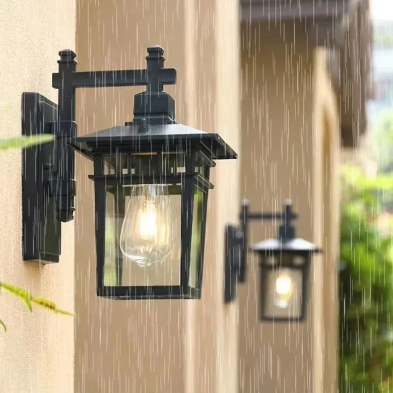 Outdoor Waterproof Lantern Wall Light