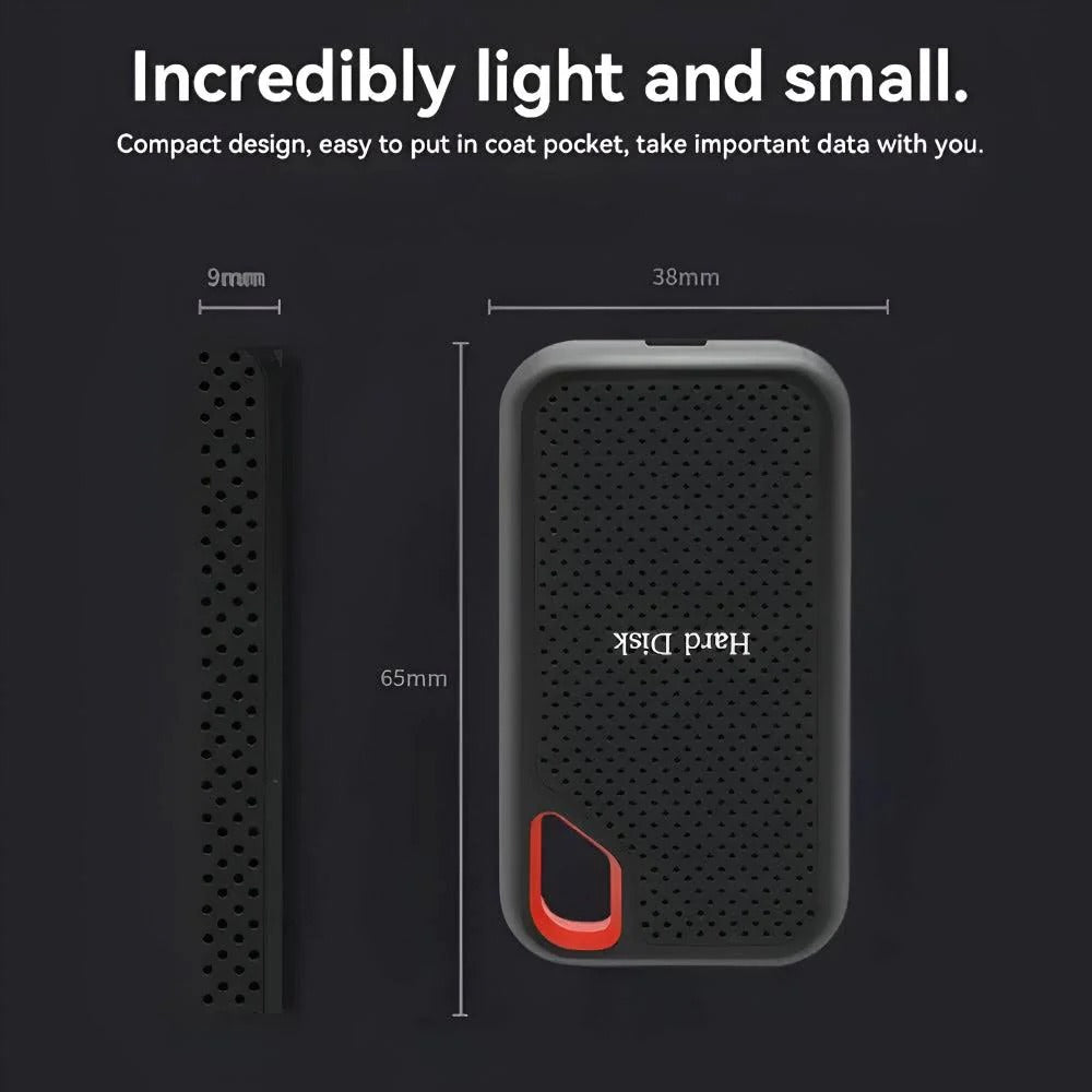 Portable External Hard Drive High Speed Data Storage