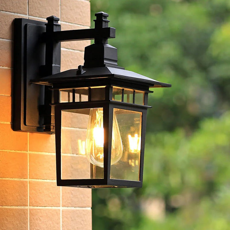 Outdoor Waterproof Lantern Wall Light