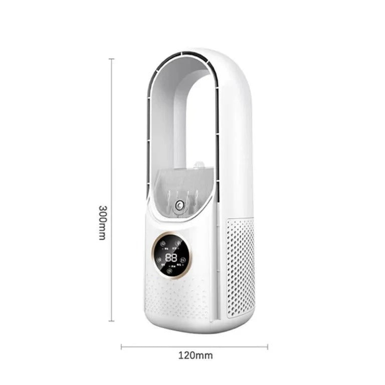 Bladeless Portable Air Conditioner | Ergonomic Design &  Ultra-Quiet Ideal for Home and Office Use