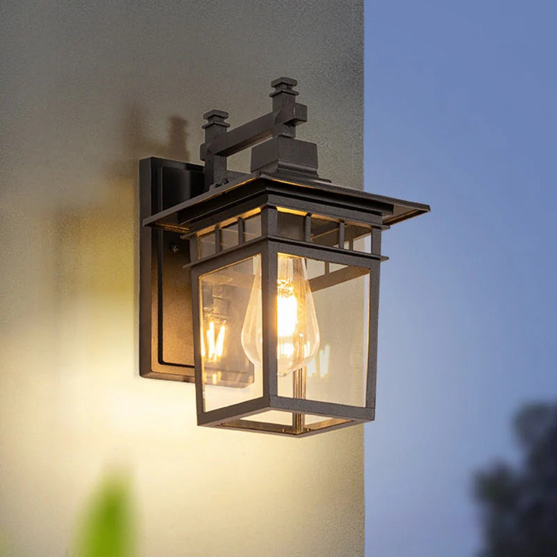 Outdoor Waterproof Lantern Wall Light