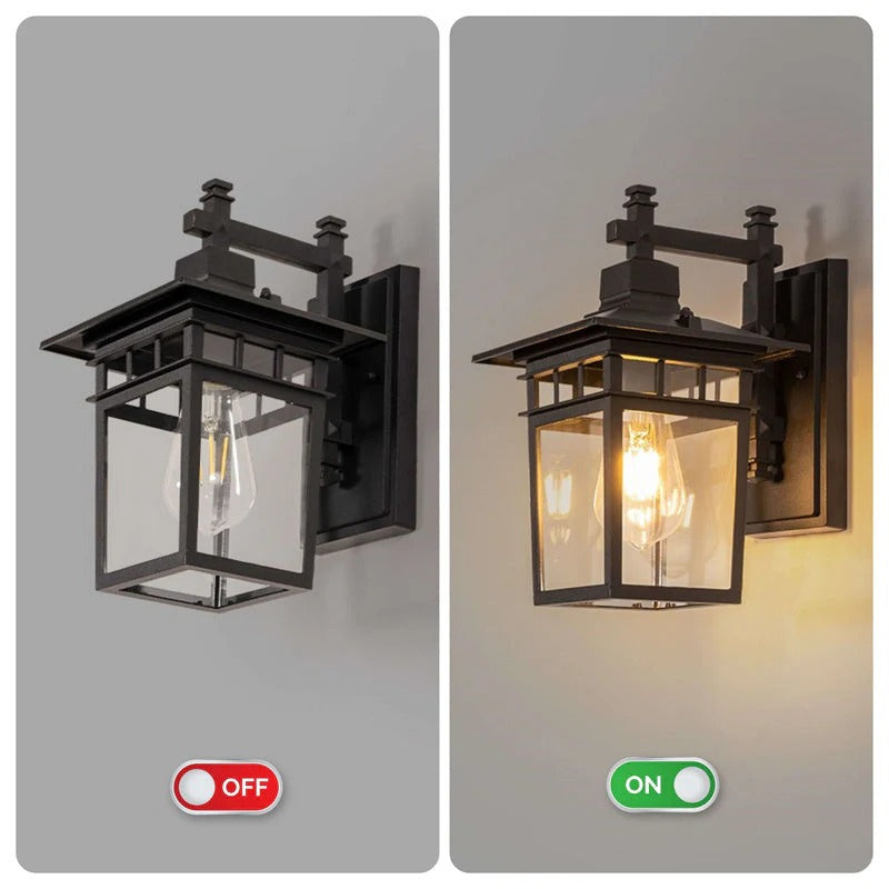Outdoor Waterproof Lantern Wall Light
