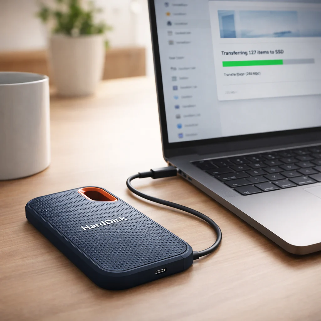 Portable External Hard Drive High Speed Data Storage