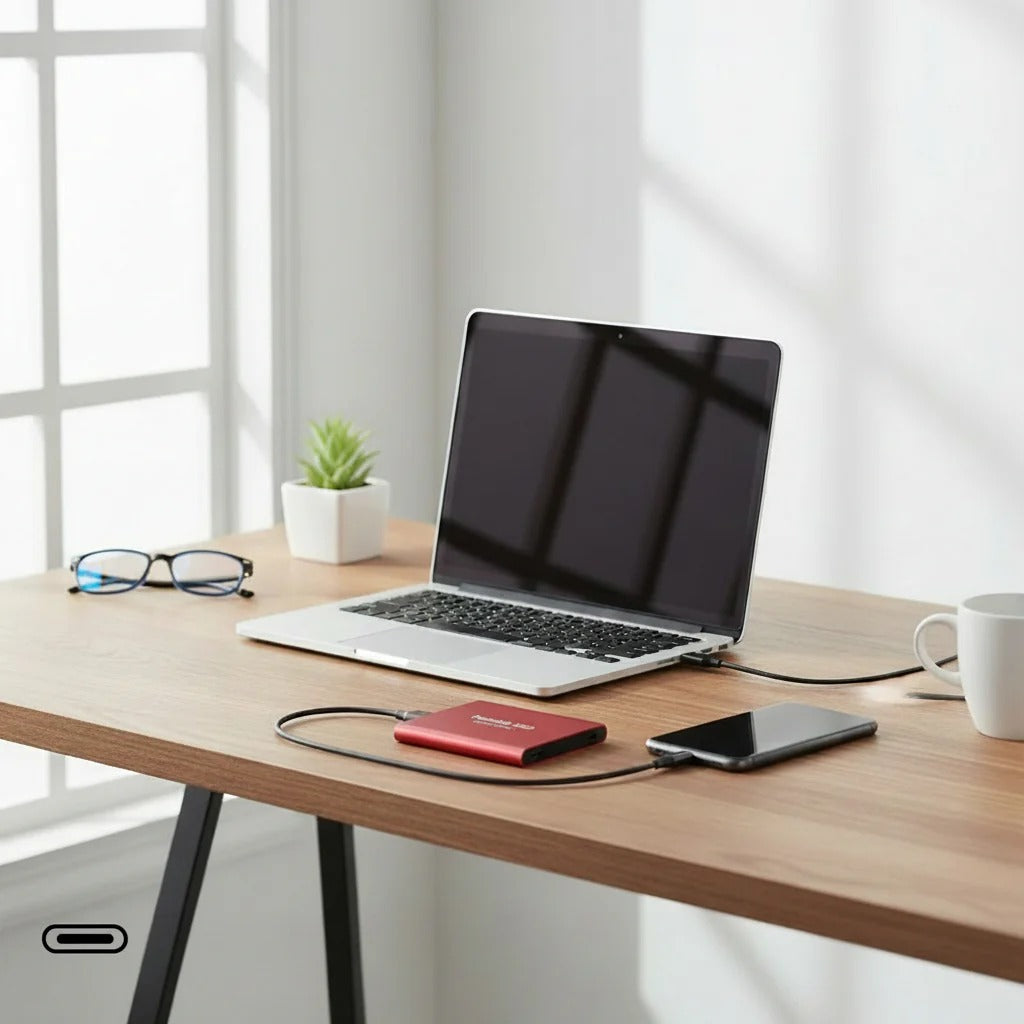 Portable External Hard Drive SSD High Speed USB Memory 128TB