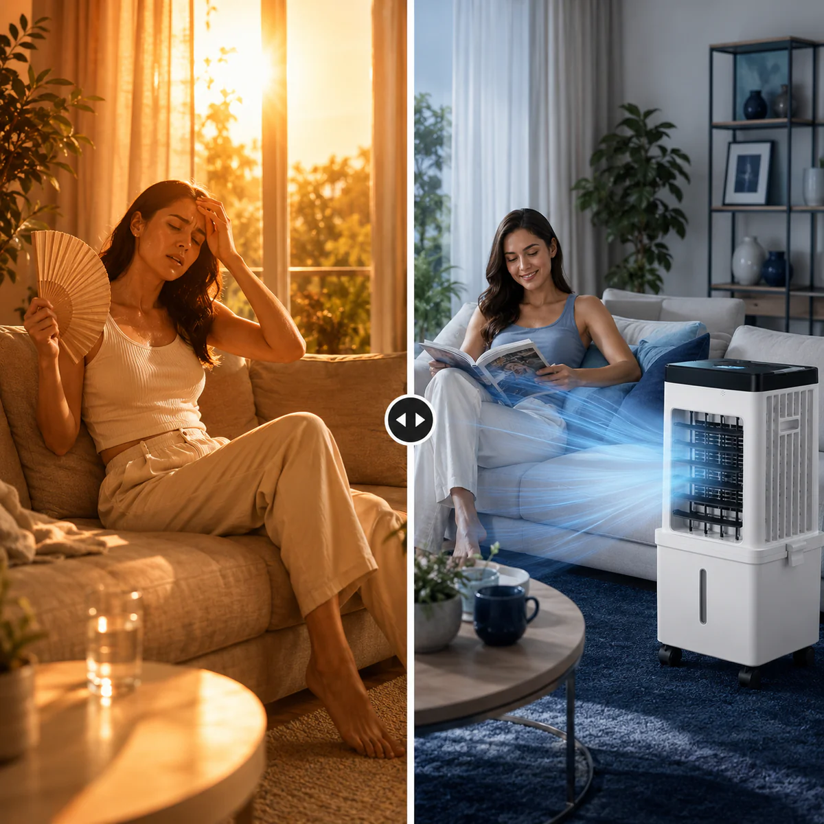 Portable Ventless Air Conditioner for Home & Office