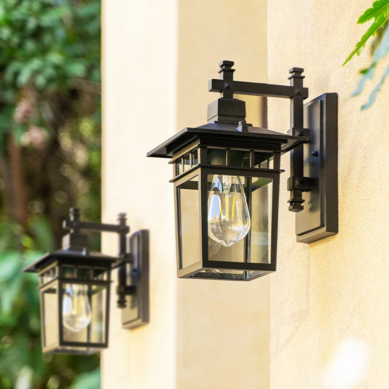 Outdoor Waterproof Lantern Wall Light
