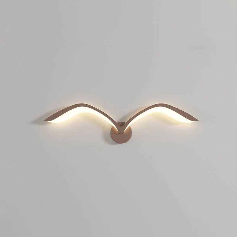 Nordic Minimalist Seagull 1-Light LED Wall Sconce Lamp