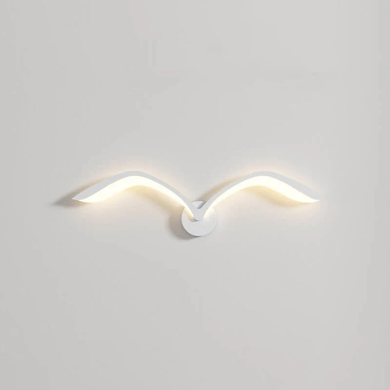 Nordic Minimalist Seagull 1-Light LED Wall Sconce Lamp