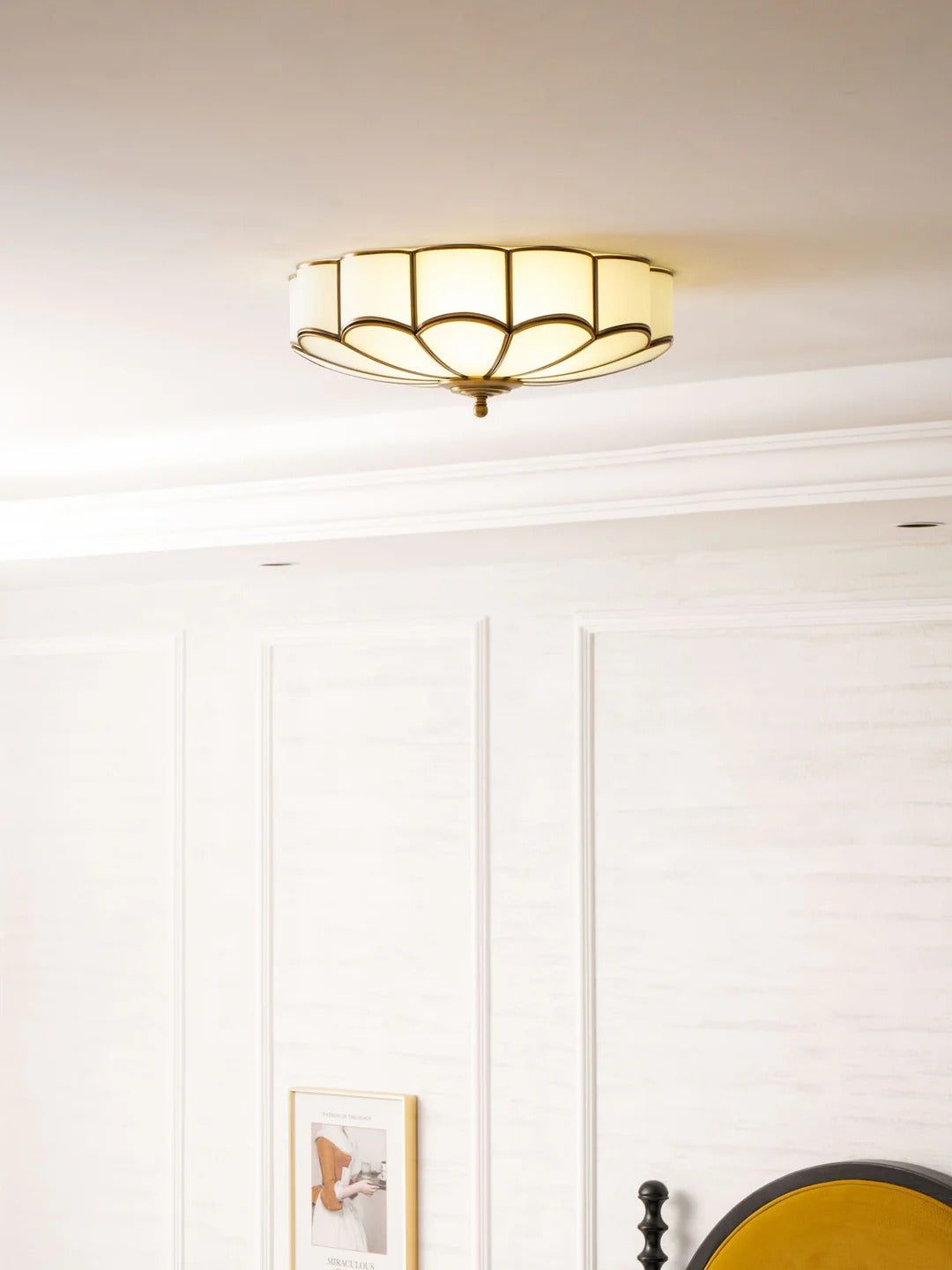 Flower Shape Glass Recessed Ceiling Light