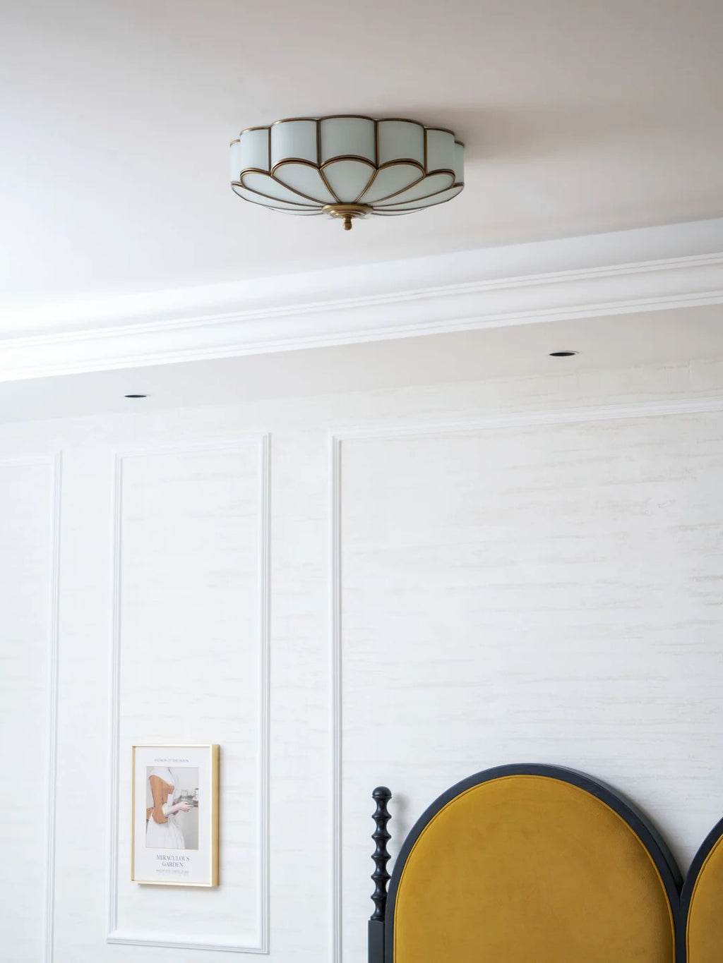 Flower Shape Glass Recessed Ceiling Light
