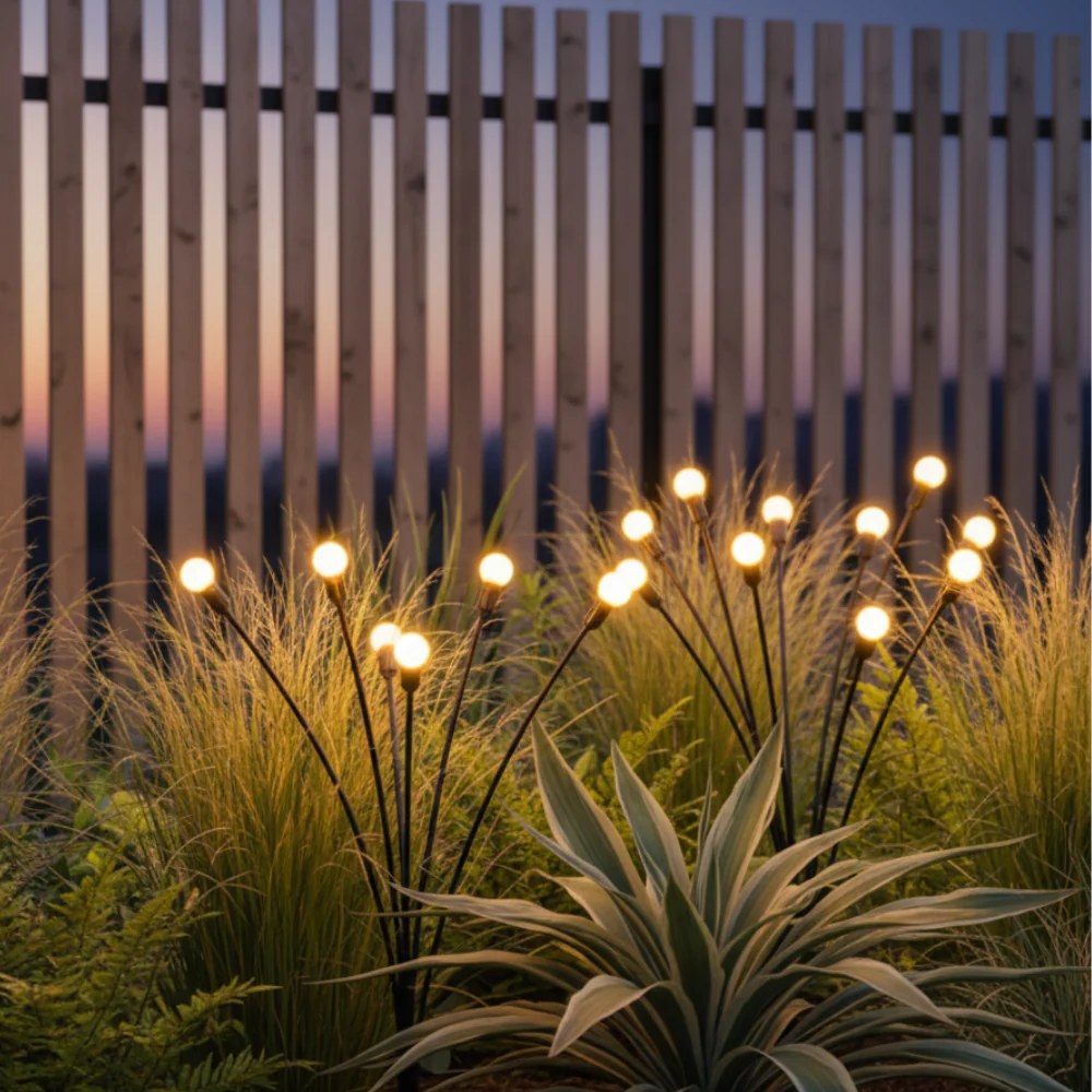Elegant Solar Firefly Garden Lights | Outdoor Lighting with Lumens for Gardens or Patios