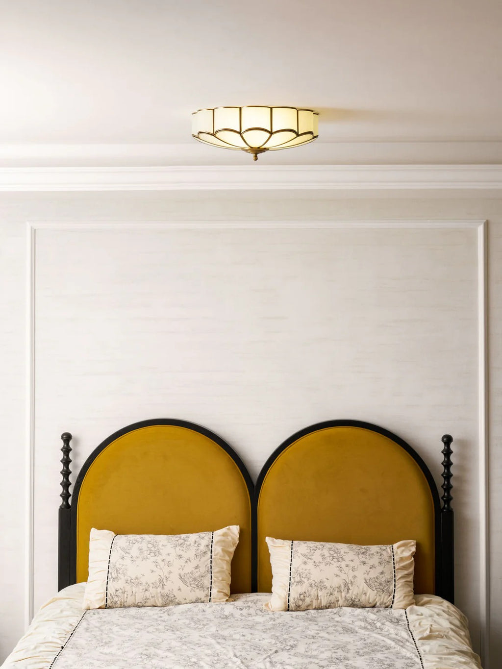 Flower Shape Glass Recessed Ceiling Light