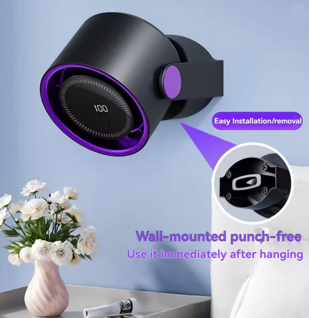 Silent Table Fan with Digital Display